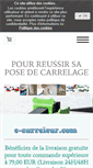 Mobile Screenshot of e-carreleur.com