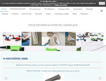 Tablet Screenshot of e-carreleur.com